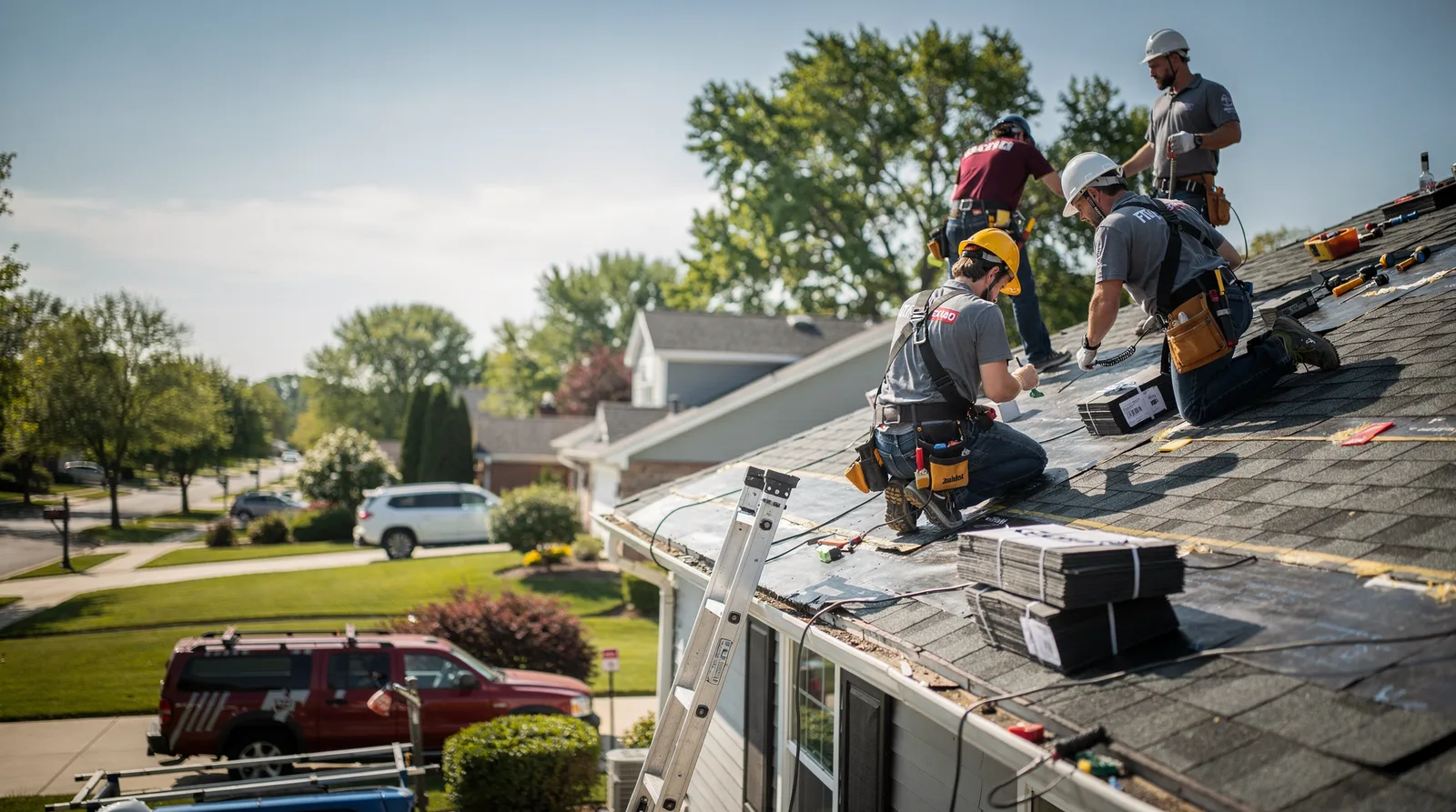 Roof Repair in Creve Coeur, IL around you